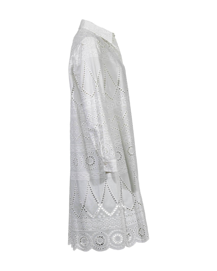 Luisa Cerano - Eyelet Shirt Dress