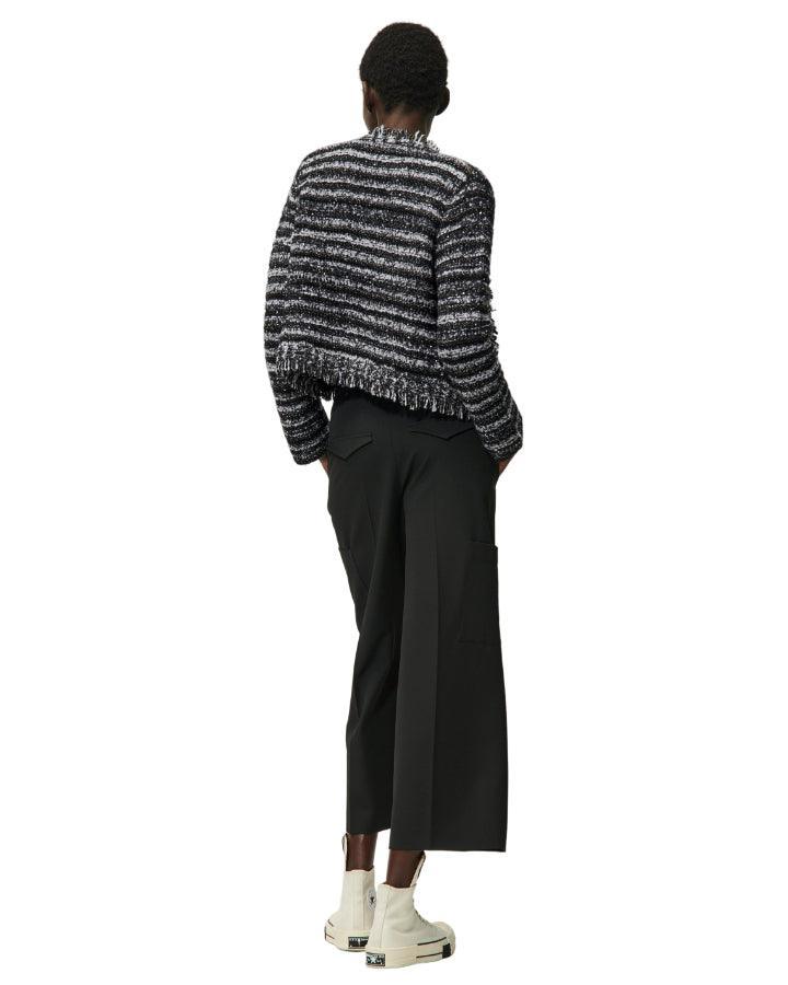 Luisa Cerano - Fancy Tweed Fringe Jacket