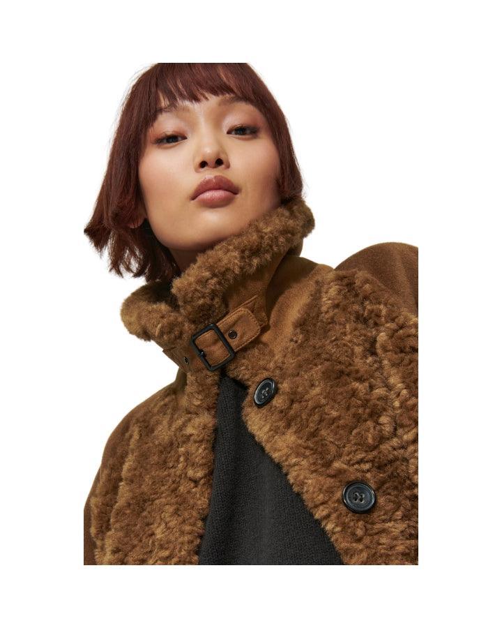 Luisa Cerano - Faux Fur Wool Mix Coat