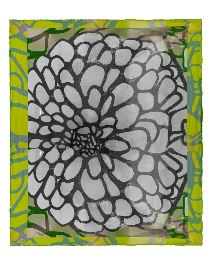 Luisa Cerano - Floral Print Modal Scarf