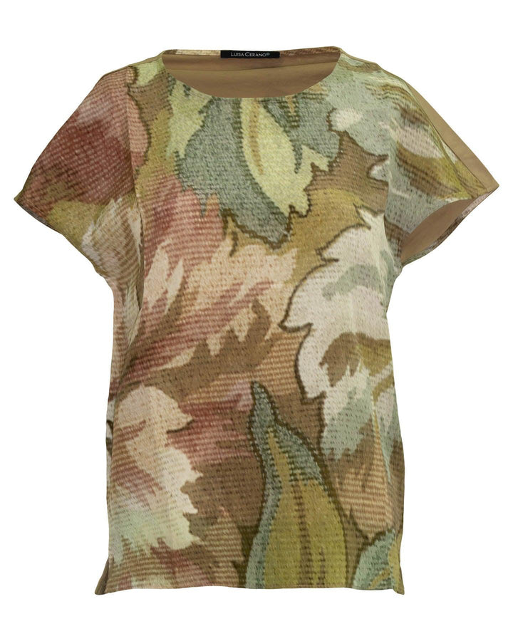 Luisa Cerano - Floral Print T-Shirt
