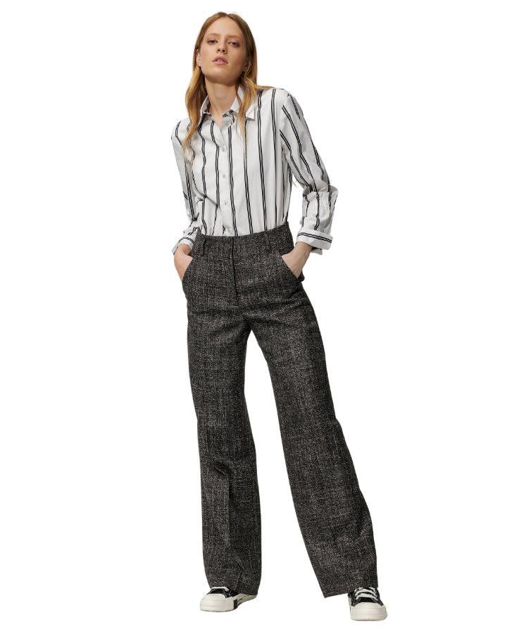 Luisa Cerano - Graphic Stripe Shirt