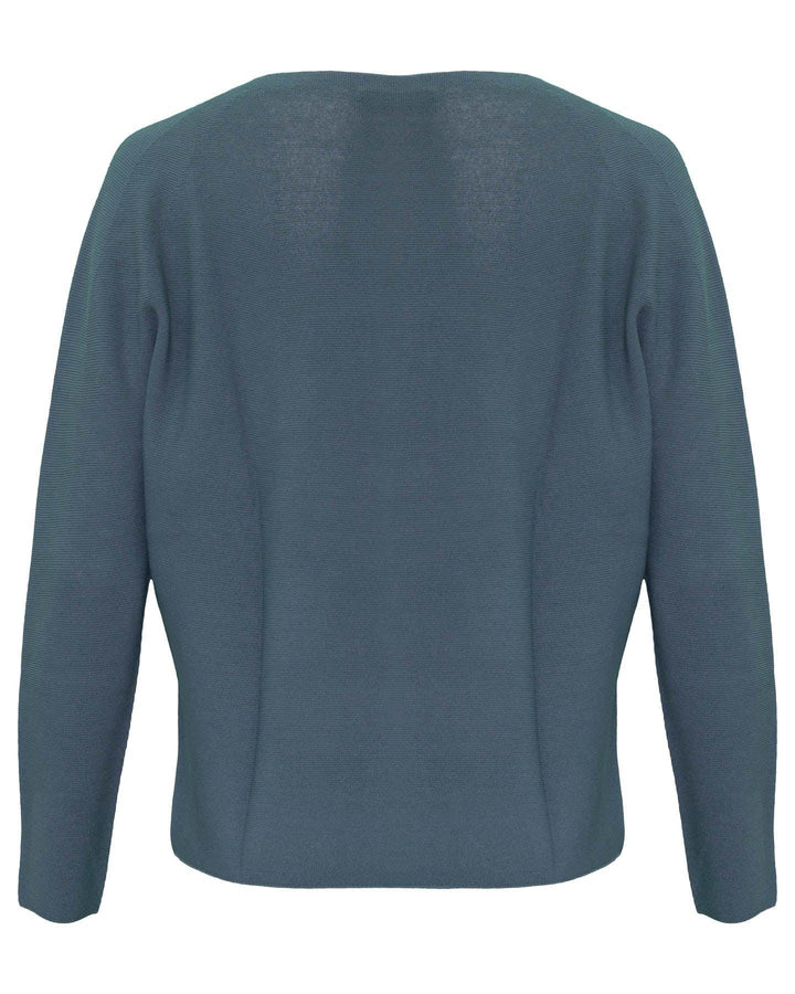 Luisa Cerano - Greyish Blue Crew Neck Pullover