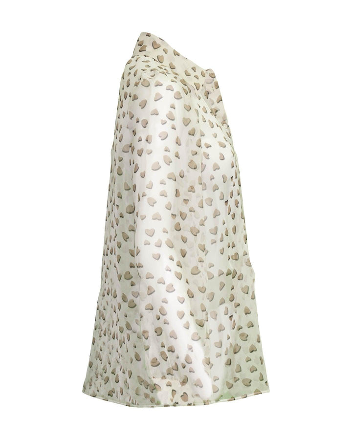Luisa Cerano - Heart Print Blouse