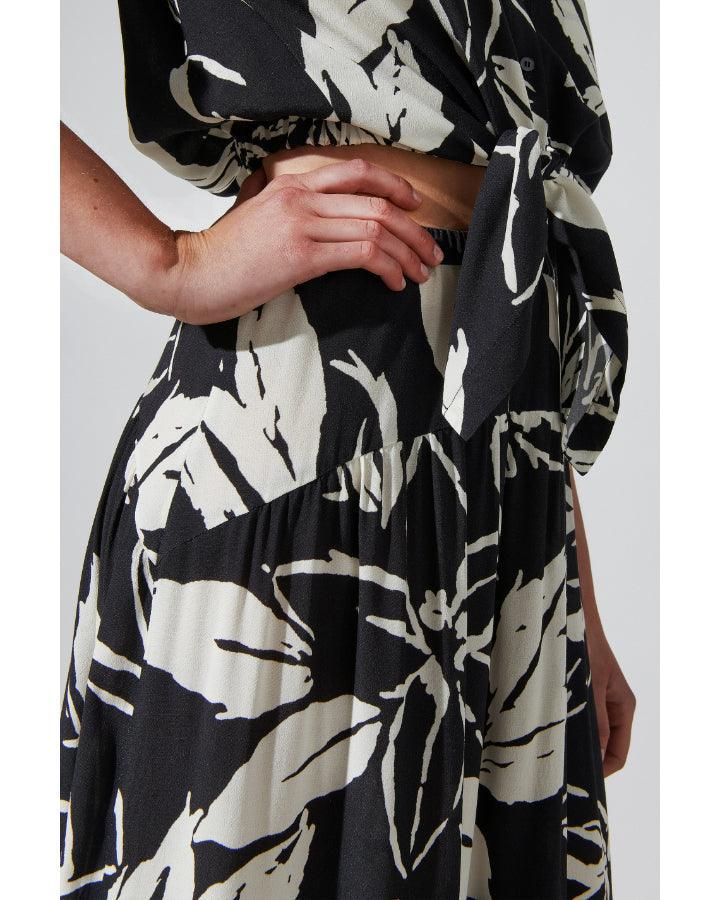Luisa Cerano - Hibiscus Flounce Skirt