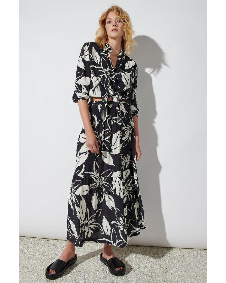 Luisa Cerano - Hibiscus Print Blouse