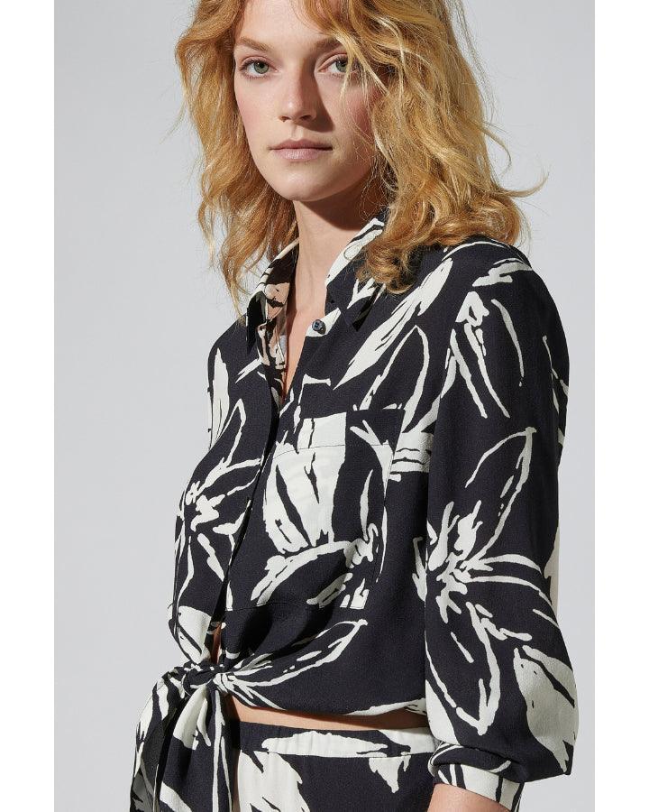 Luisa Cerano - Hibiscus Print Blouse
