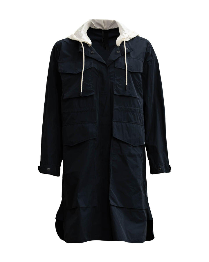 Luisa Cerano - Hooded Anorak Coat