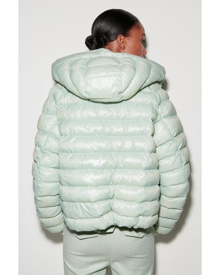 Luisa Cerano - Hooded Spring Weight Puffer Coat