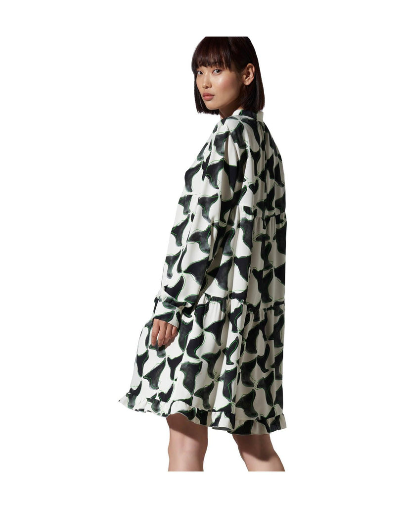 Luisa Cerano - Houndstooth Print Dress