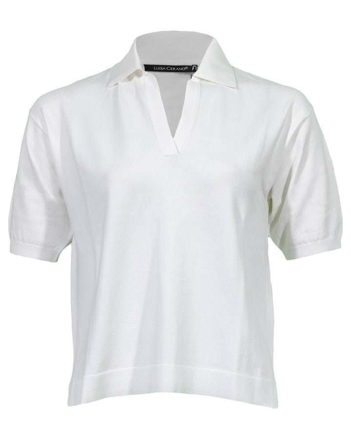 Luisa Cerano - Knit Polo Pullover
