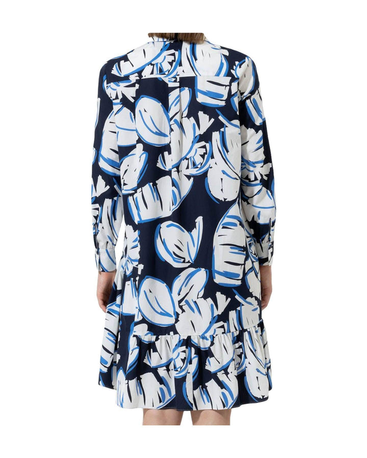 Luisa Cerano - Leaf Print Polo Dress