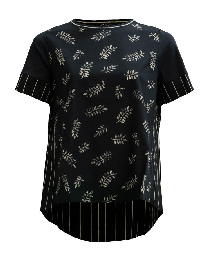 Luisa Cerano - Leaf Print Top