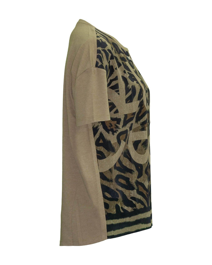 Luisa Cerano - Leopard Print T-Shirt