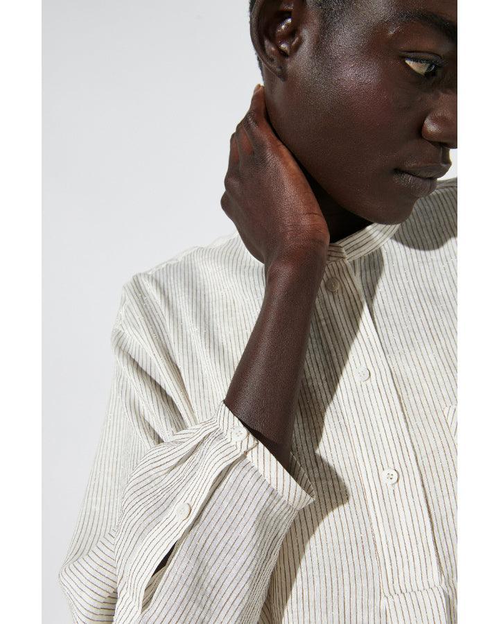 Luisa Cerano - Linen Metallic Thread Blouse
