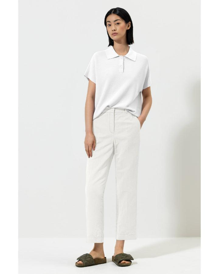 Luisa Cerano - Linen Mix Straight Leg Pants