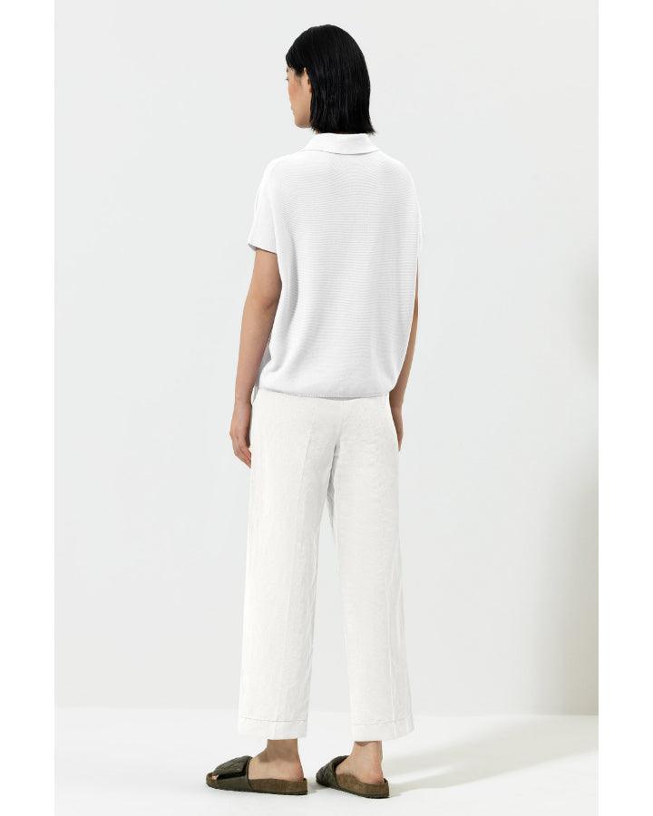 Luisa Cerano - Linen Mix Straight Leg Pants