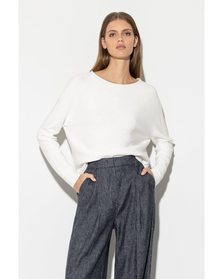 Luisa Cerano - Luisa Cerano Cotton Purl Knit Pullover