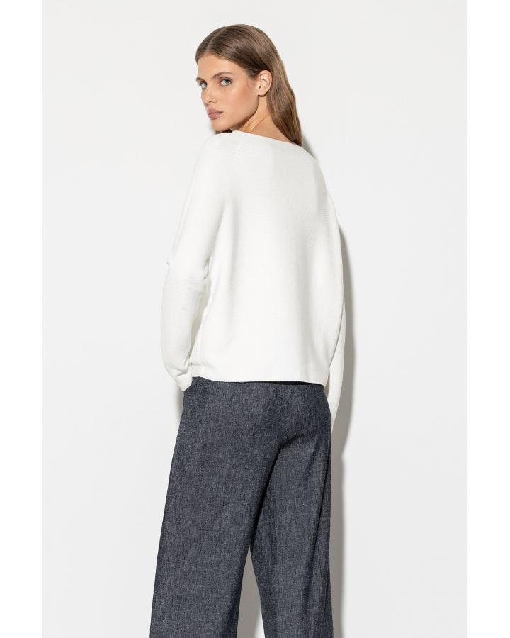 Luisa Cerano - Luisa Cerano Cotton Purl Knit Pullover