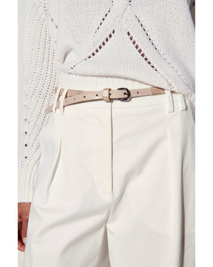 Luisa Cerano - Luisa Cerano Narrow 2 Tone Belt