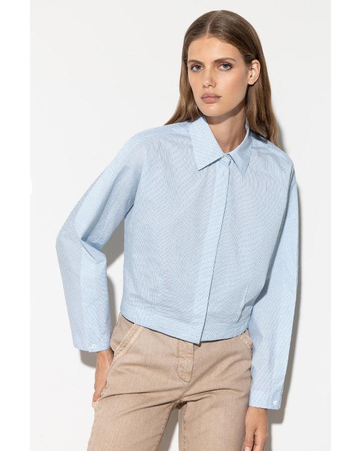 Luisa Cerano - Luisa Cerano Stripe Kimono Box Blouse