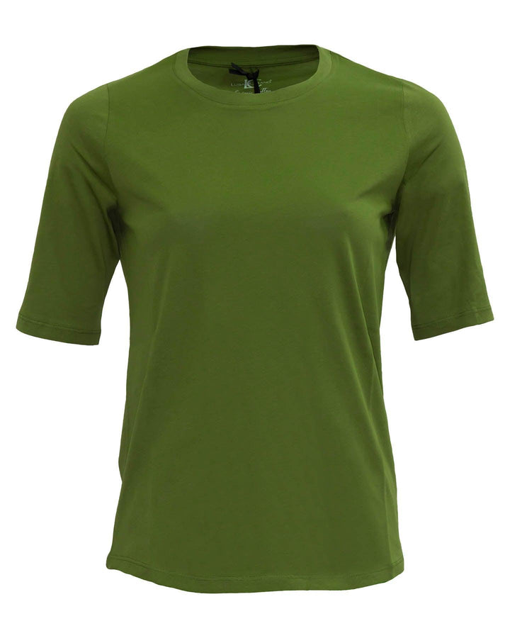 Luisa Cerano - Olive Cotton T-Shirt