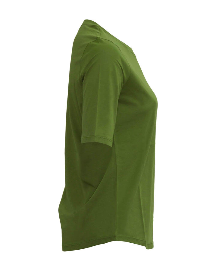 Luisa Cerano - Olive Cotton T-Shirt