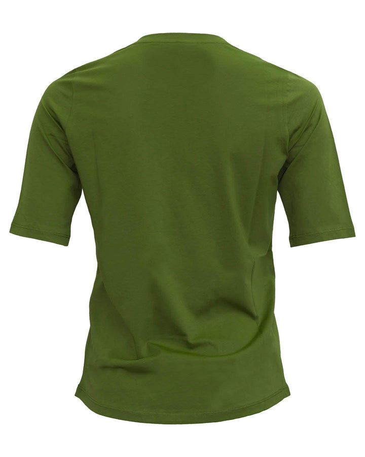 Luisa Cerano - Olive Cotton T-Shirt