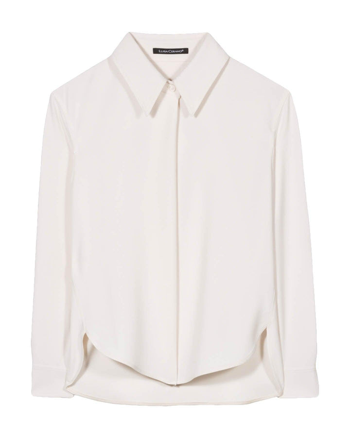 Luisa Cerano - One Button Shirt Blouse