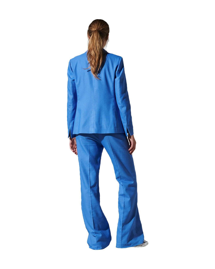 Luisa Cerano - One Button Stretch Blazer Cornflower