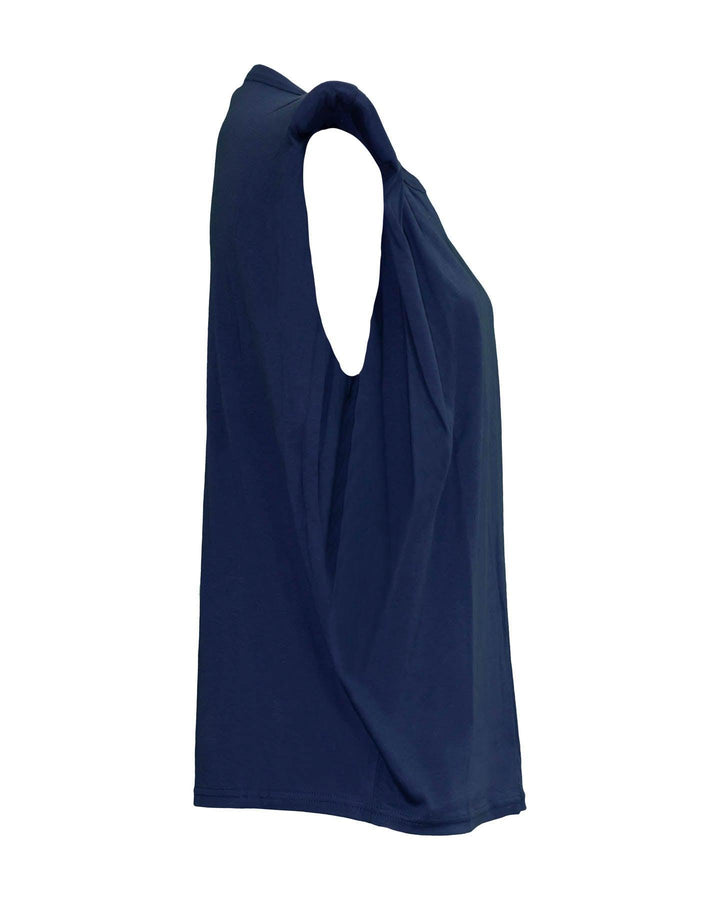 Luisa Cerano - Padded Shoulder Tank Top