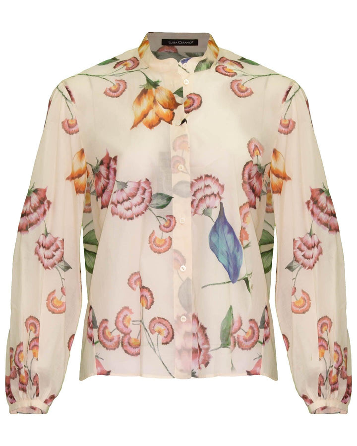 Luisa Cerano - Pastel Floral Print Blouse