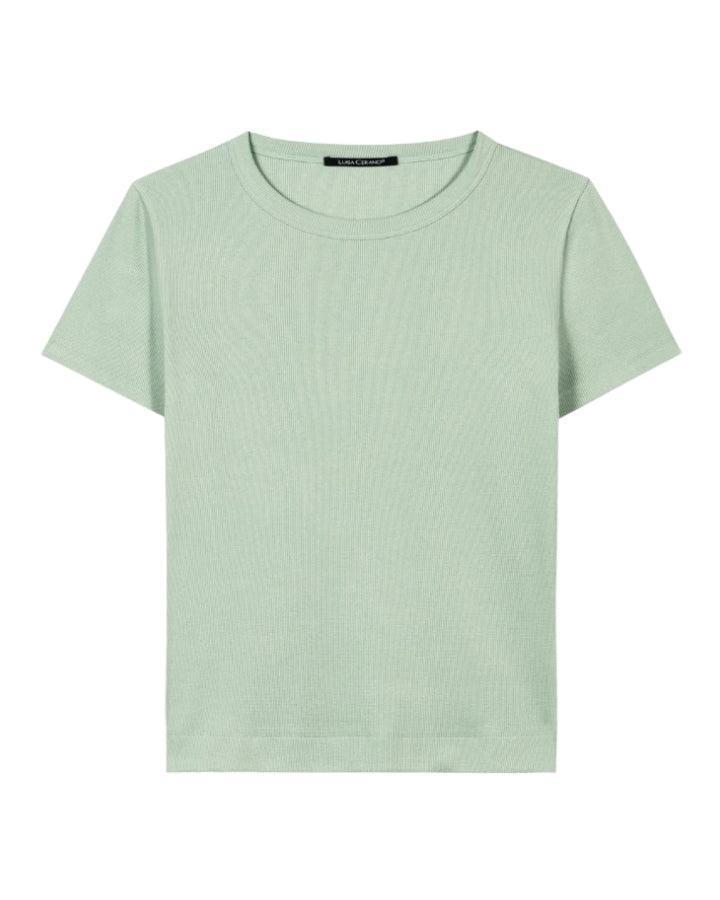 Luisa Cerano - Ribbed Crew Neck Tee