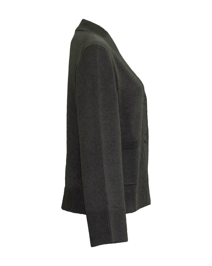 Luisa Cerano - Ribbed Wool Blend Cardigan