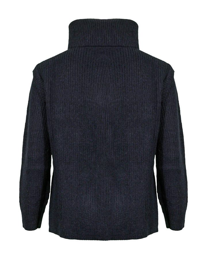 Luisa Cerano - Ribbed Wool Blend Turtleneck