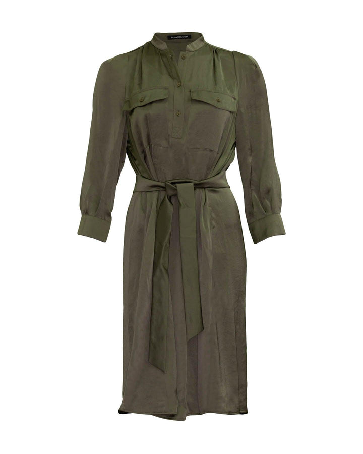 Luisa Cerano - Safari Satin Dress