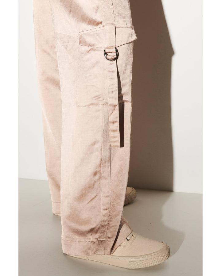 Luisa Cerano - Satin Cargo Pants