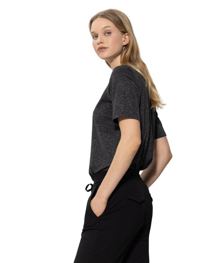 Luisa Cerano - Shiny Lurex T-Shirt