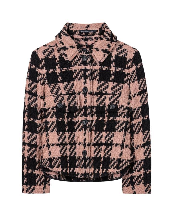 Luisa Cerano - Short Glencheck Jacket