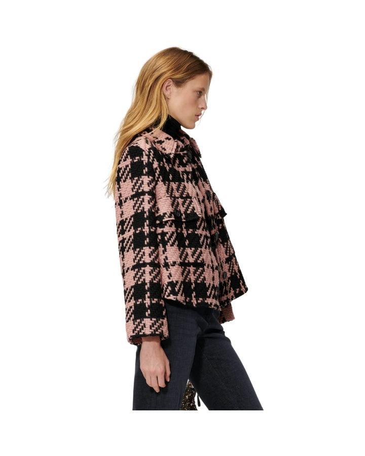 Luisa Cerano - Short Glencheck Jacket