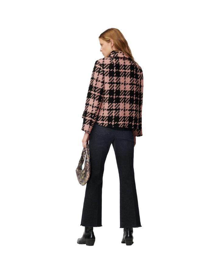 Luisa Cerano - Short Glencheck Jacket