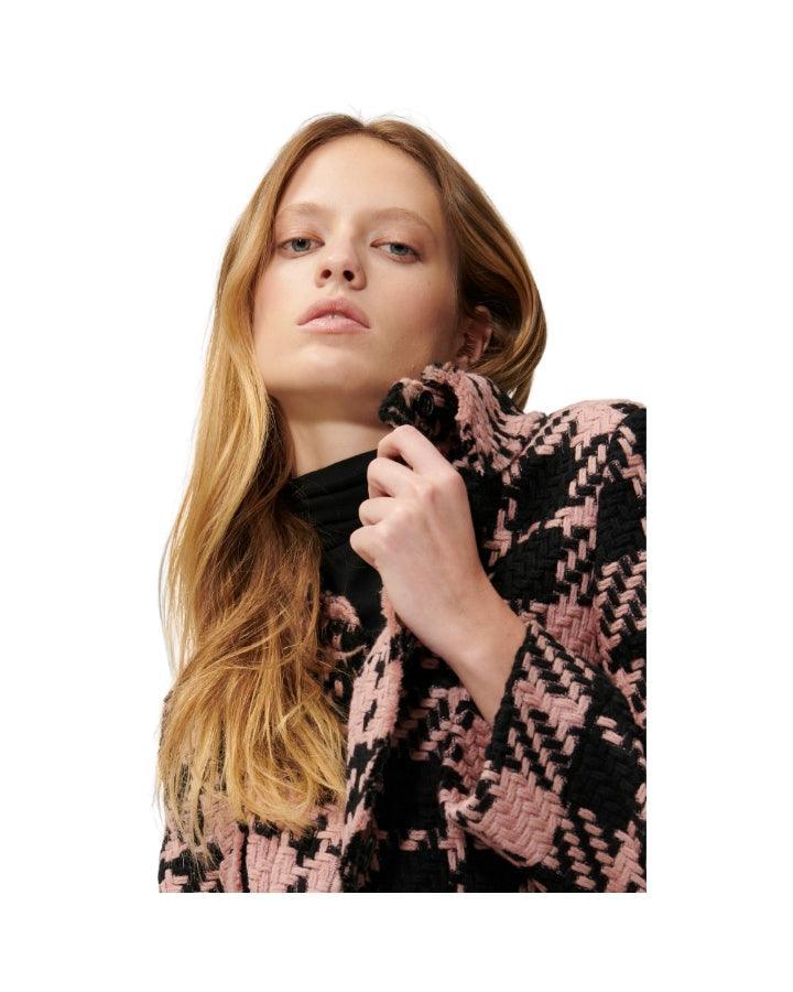 Luisa Cerano - Short Glencheck Jacket