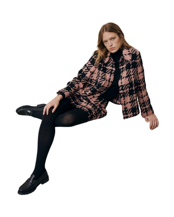 Luisa Cerano - Short Glencheck Jacket