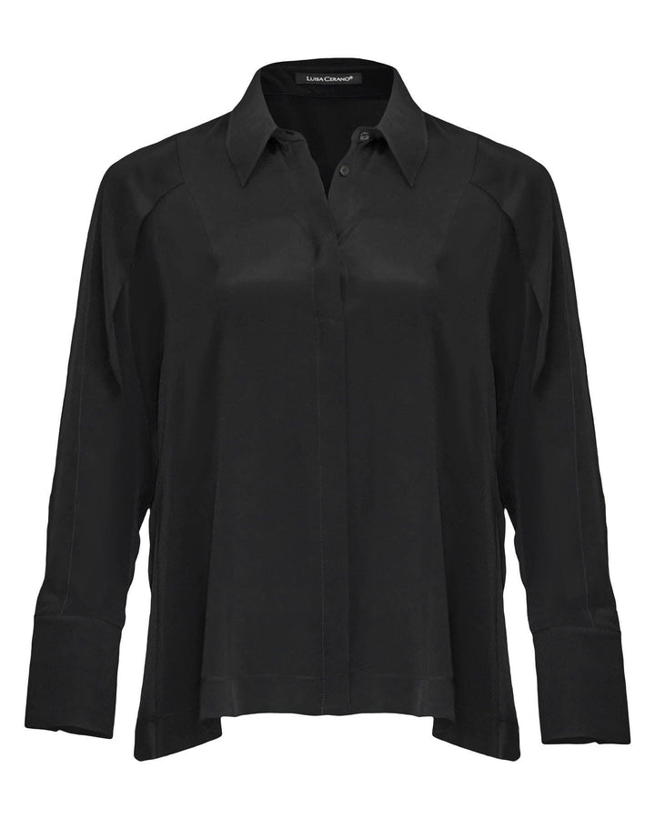 Luisa Cerano - Silk Blend Blouse Black