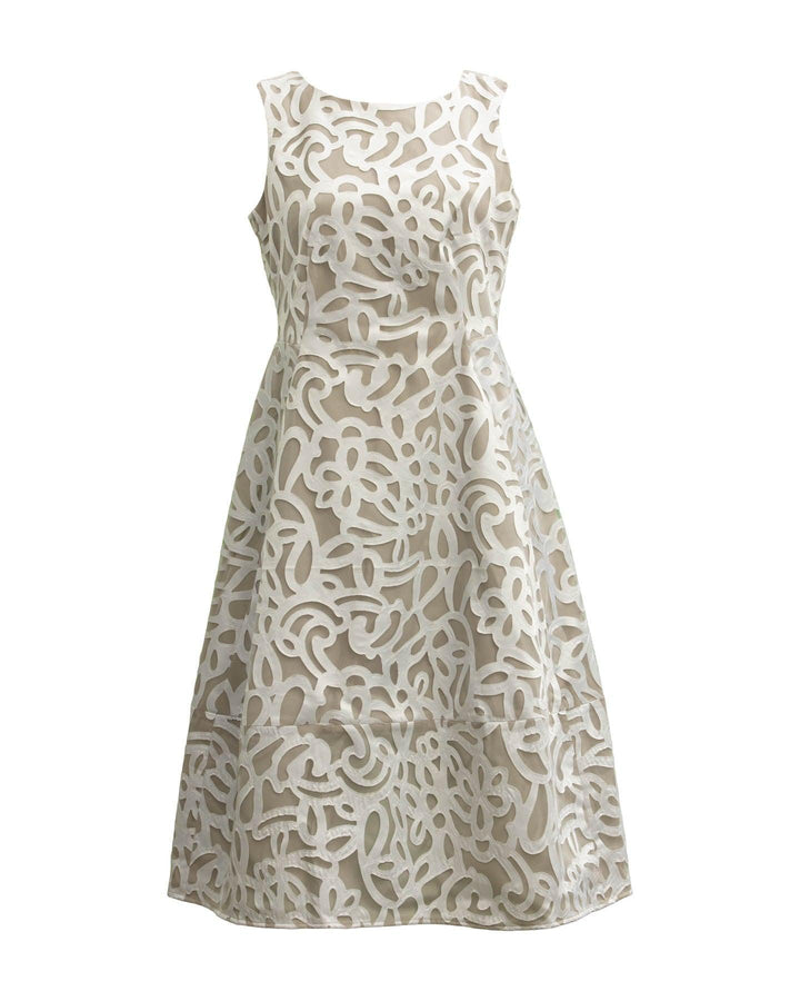 Luisa Cerano - Sleeveless Mesh Dress