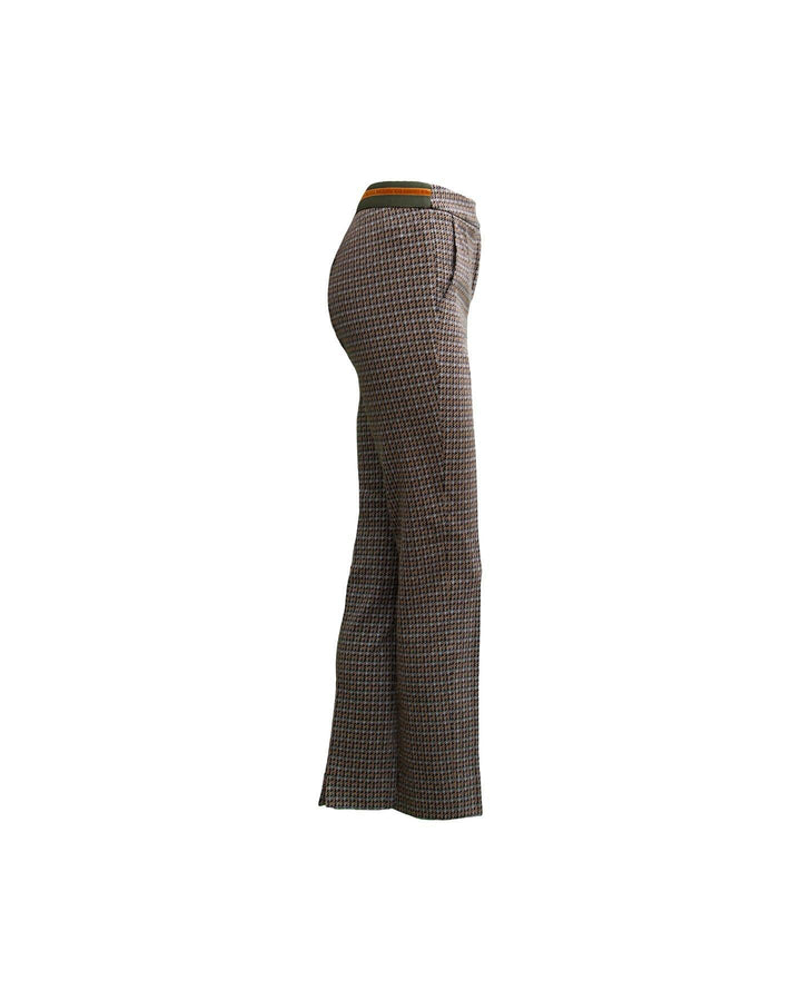 Luisa Cerano - Straight Houndstooth Pants
