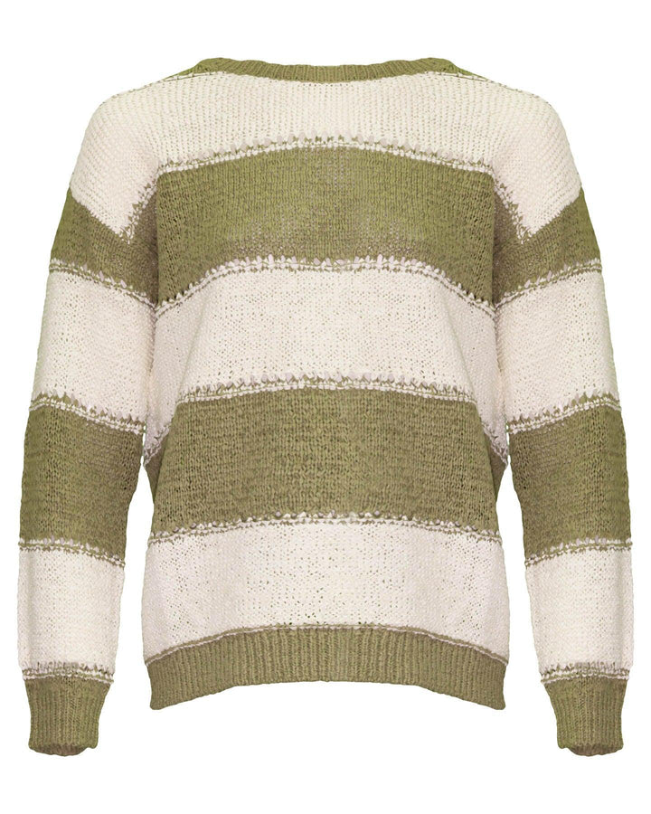 Luisa Cerano - Stripe Tape Yarn Pullover