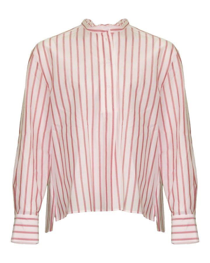 Luisa Cerano - Striped Cotton Voile Blouse