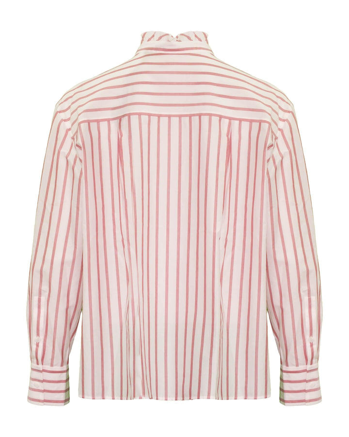 Luisa Cerano - Striped Cotton Voile Blouse