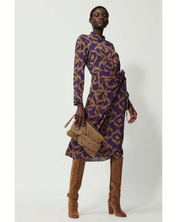 Luisa Cerano - Tapestry Print Dress